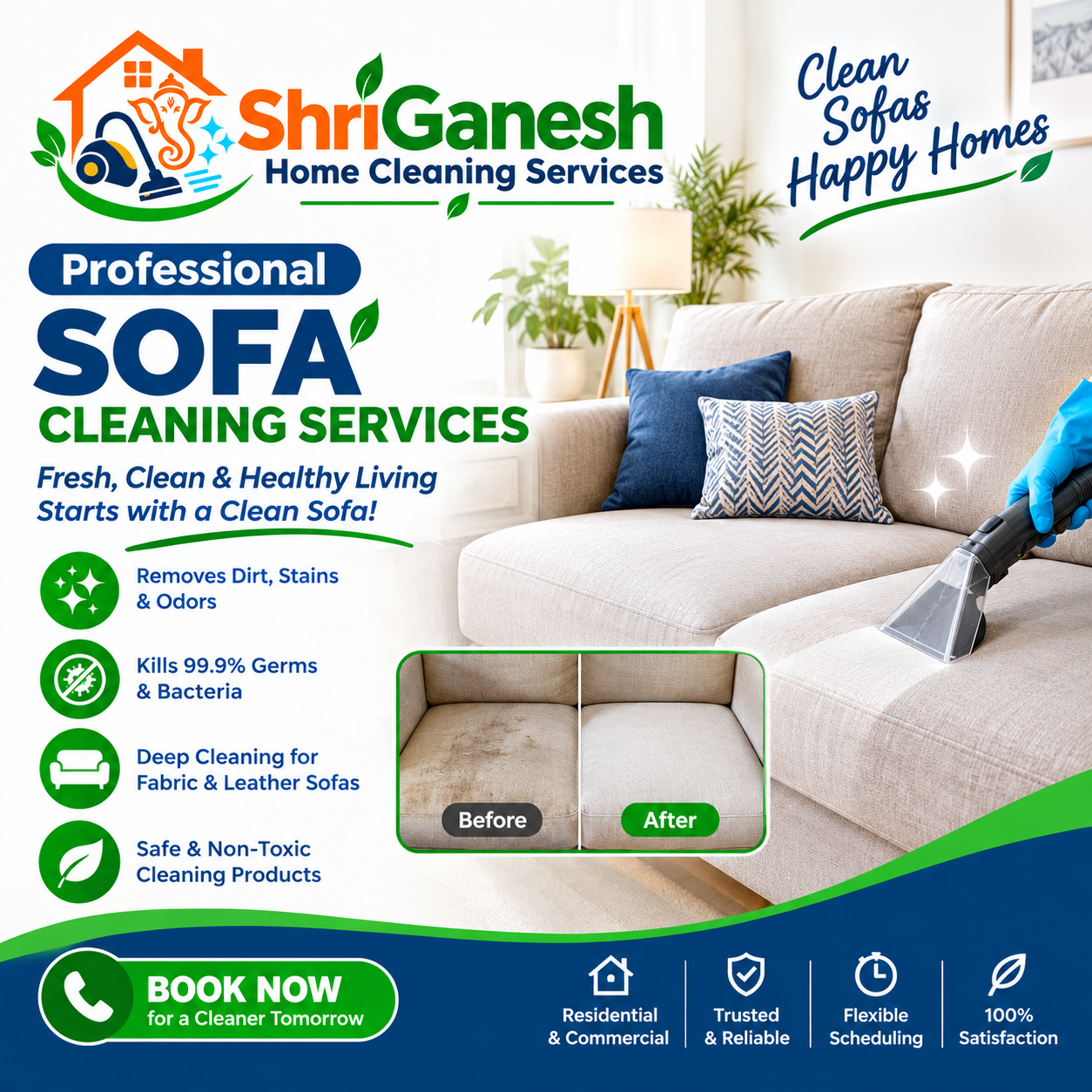 Sofa Cleaning Services Sambhajinagar